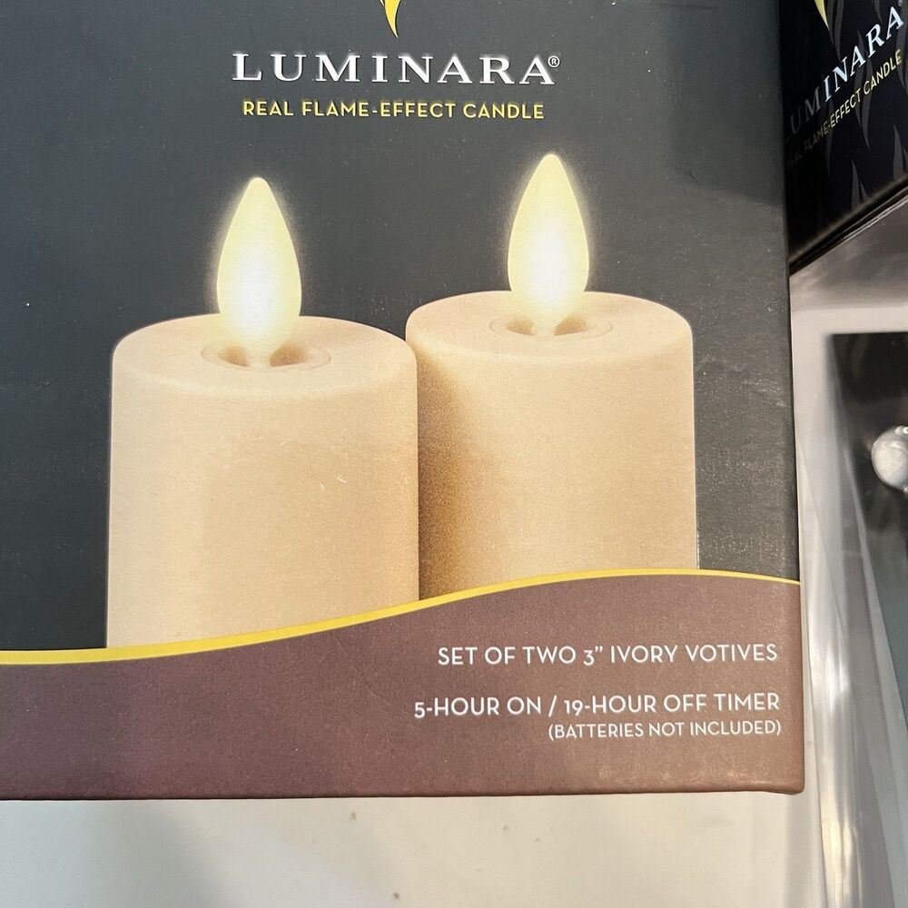 Luminara Flameless Moving Lot 6 Wick LED Battery Tea Light Candles w/Remote - Picture 4 of 11